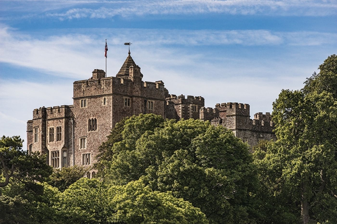 Dunster Castle From Dunster Village 9666
