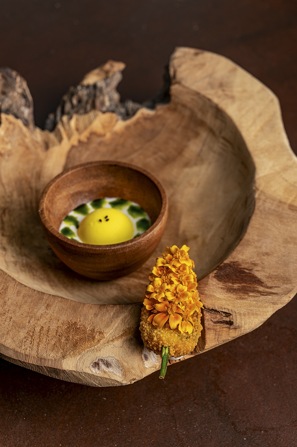 Pickled Pepper Buttermilk Curry Ice cream