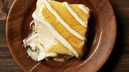 Salted caramel semifreddo p 262